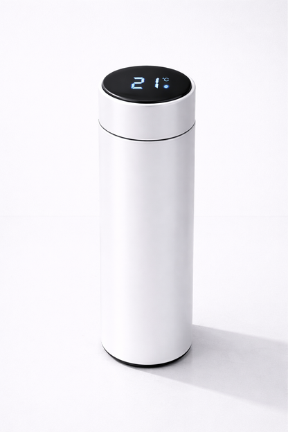 Termo con pantalla Digital LED 500 ml Blanco