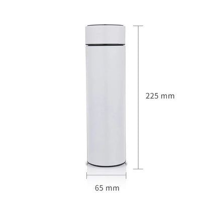Termo con pantalla Digital LED 500 ml Azul